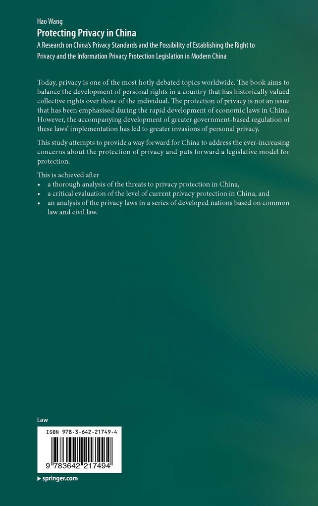 Weitere Ansicht: Protecting Privacy in China | Hao Wang