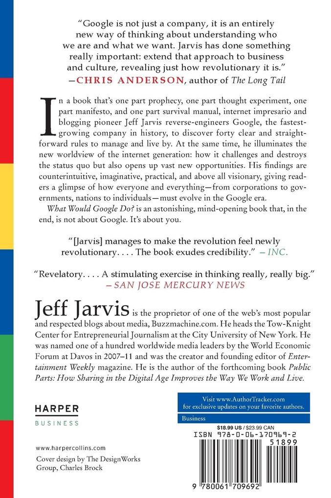 Weitere Ansicht: What Would Google Do? | Jeff Jarvis