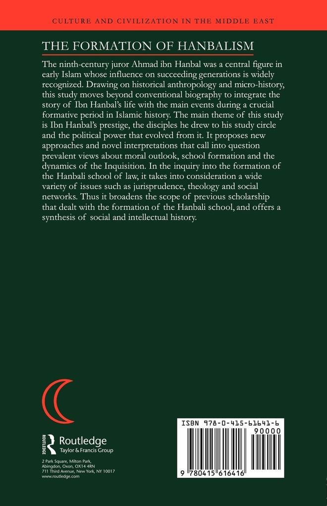 Weitere Ansicht: The Formation of Hanbalism | Nimrod Hurvitz