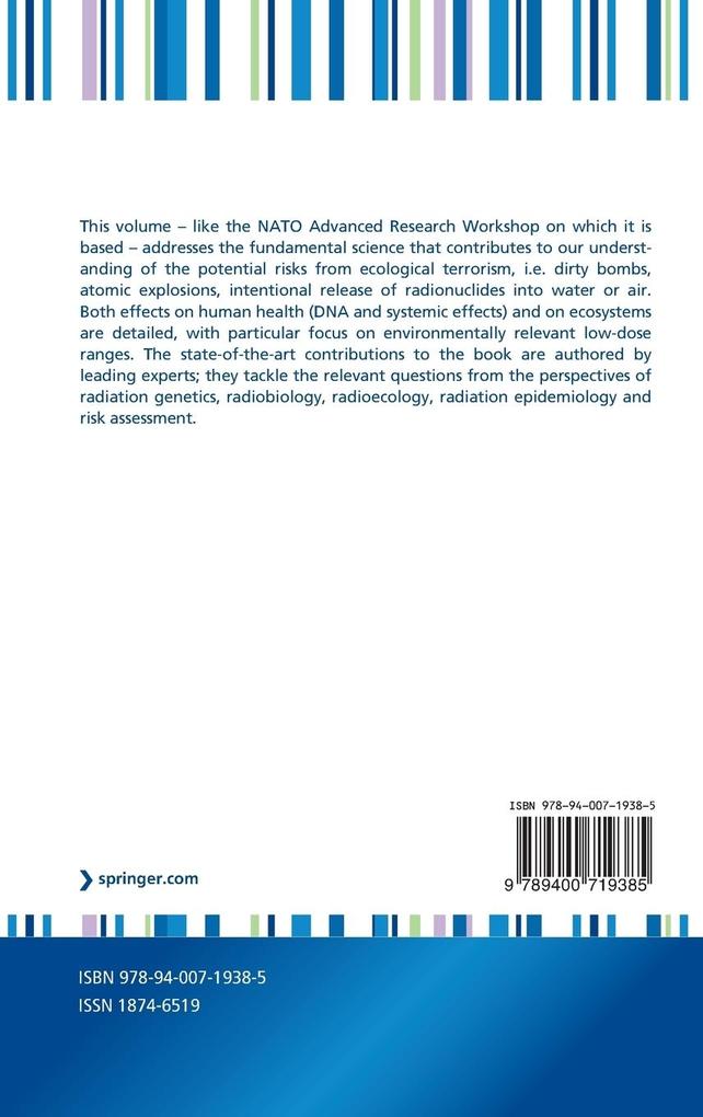 Weitere Ansicht: Radiobiology and Environmental Security