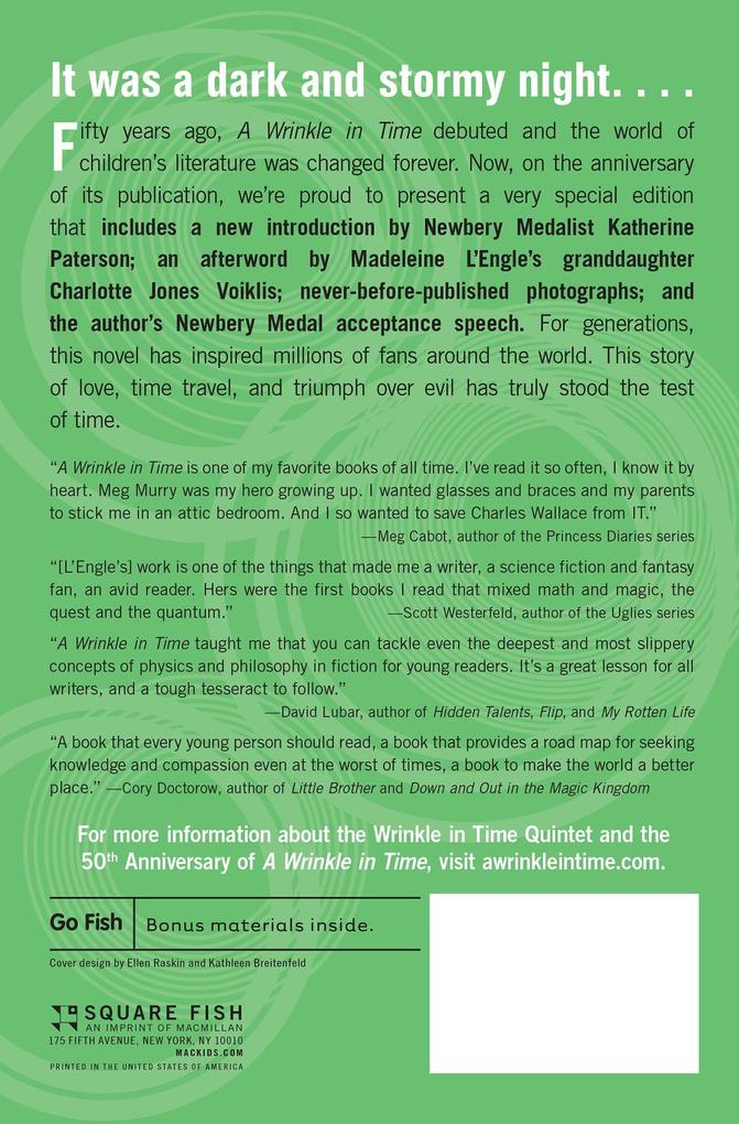 Weitere Ansicht: A Wrinkle in Time | Madeleine L'Engle