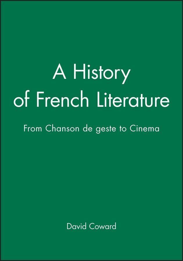 Produktbild: A History of French Literature