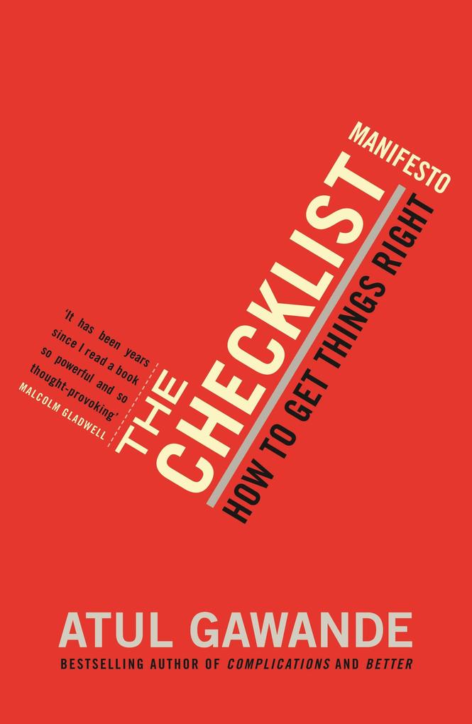Produktbild: The Checklist Manifesto | Atul Gawande