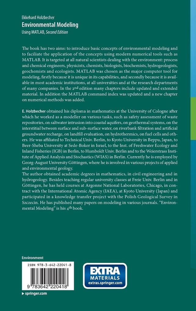 Weitere Ansicht: Environmental Modeling | Ekkehard Holzbecher