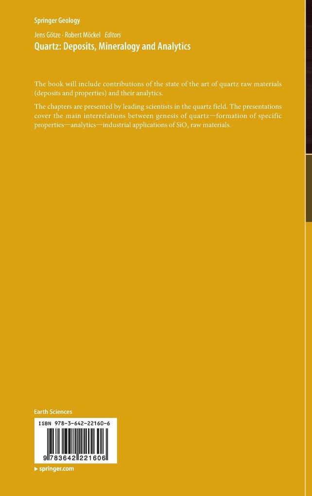 Weitere Ansicht: Quartz: Deposits, Mineralogy and Analytics