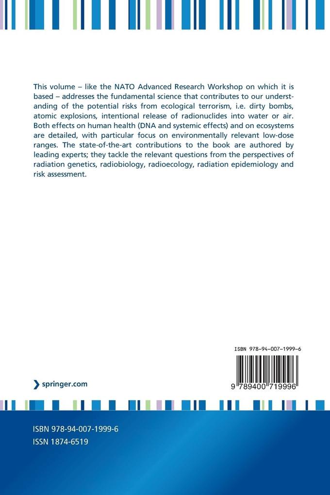Weitere Ansicht: Radiobiology and Environmental Security