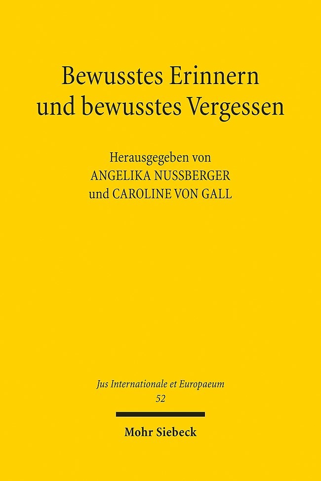 Produktbild: Bewusstes Erinnern und bewusstes Vergessen