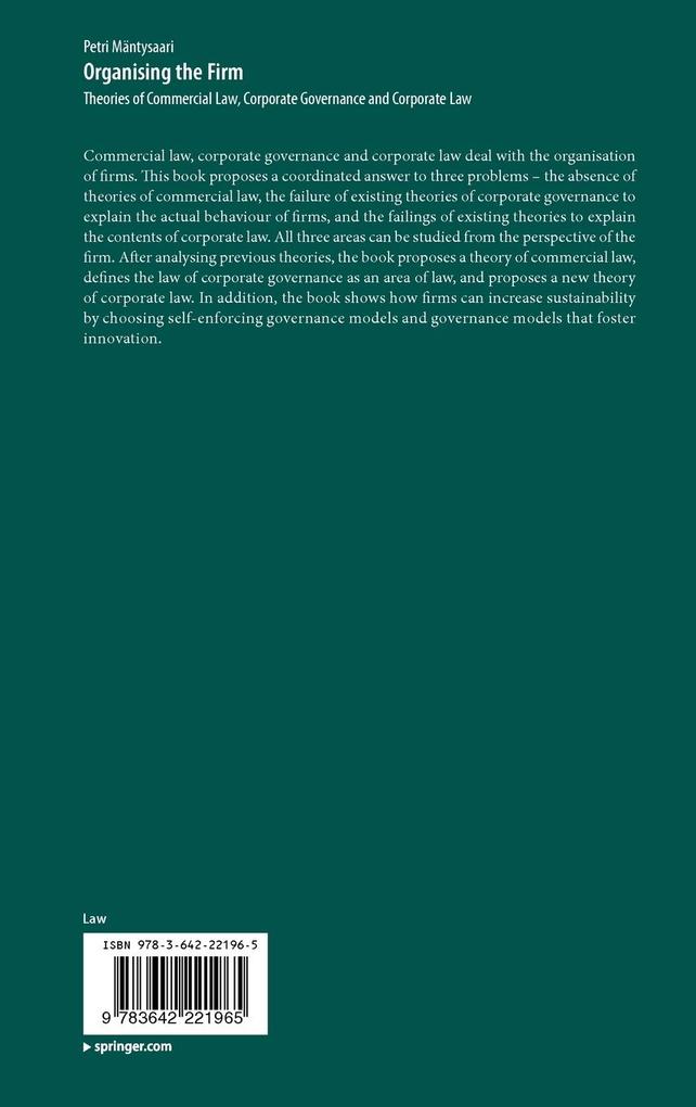 Weitere Ansicht: Organising the Firm | Petri Mäntysaari