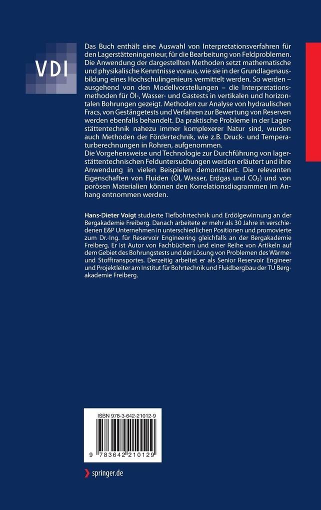 Weitere Ansicht: Lagerstättentechnik | Hans-Dieter Voigt