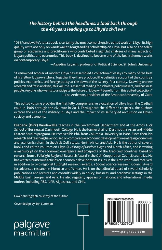 Weitere Ansicht: Libya since 1969 | D. Vandewalle