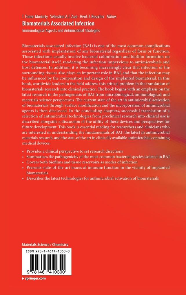 Weitere Ansicht: Biomaterials Associated Infection