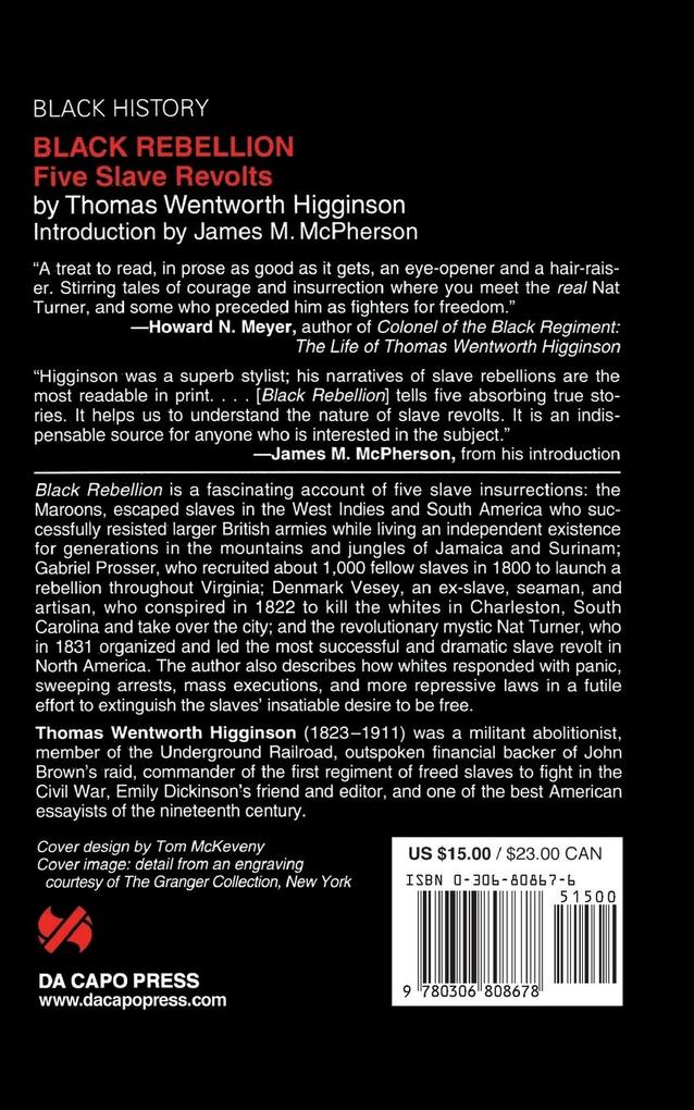 Weitere Ansicht: Black Rebellion | Thomas Wentworth Higginson