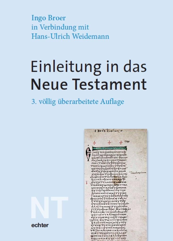 Produktbild: Einleitung in das Neue Testament | Hans-Ulrich Weidemann, Ingo Broer