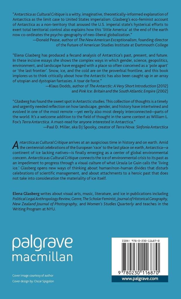 Weitere Ansicht: Antarctica as Cultural Critique | E. Glasberg, Elena Glasberg