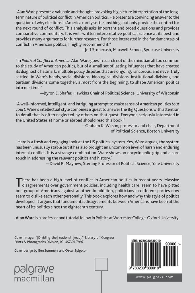 Weitere Ansicht: Political Conflict in America | A. Ware, Alan Ware