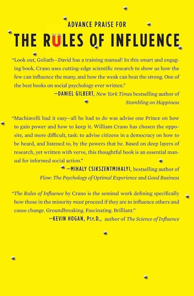 Weitere Ansicht: The Rules of Influence | William Crano