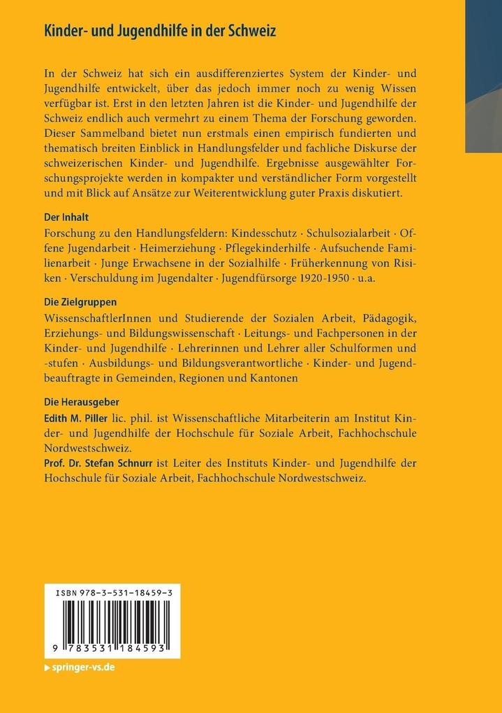 Weitere Ansicht: Kinder- und Jugendhilfe in der Schweiz