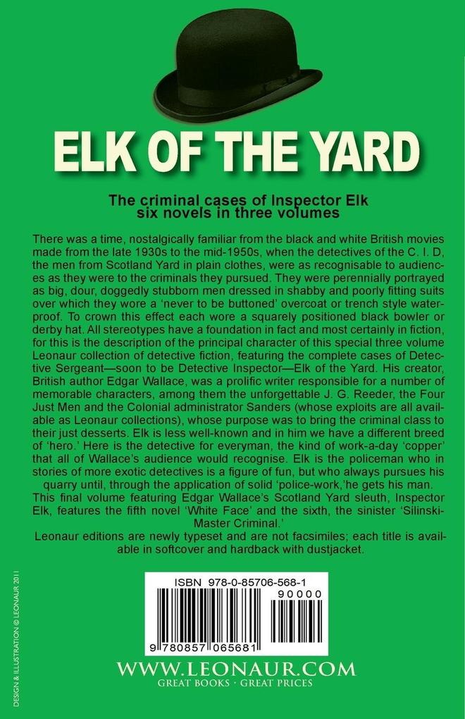 Weitere Ansicht: Elk of the 'Yard'-The Criminal Cases of Inspector Elk | Edgar Wallace