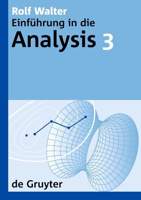 Produktbild: Rolf Walter: Einführung in die Analysis. 3 | Rolf Walter