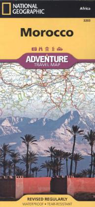 Produktbild: Morocco Map | National Geographic Maps - Adventure