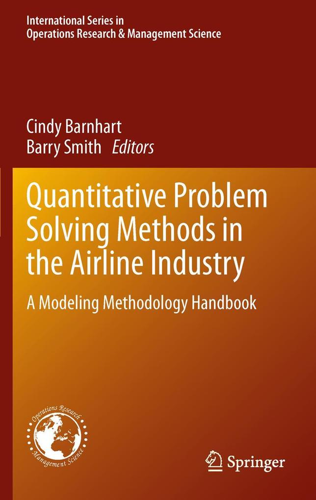 Produktbild: Quantitative Problem Solving Methods in the Airline Industry