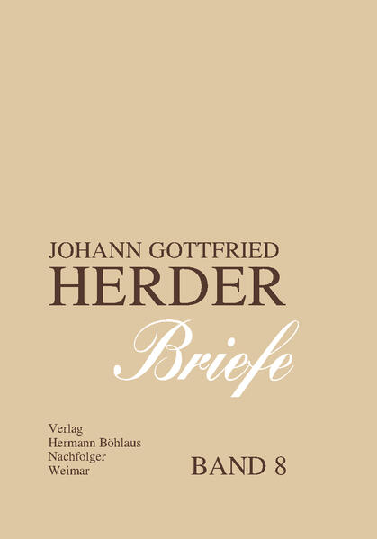 Produktbild: Januar 1799 - November 1803 | Johann Gottfried von Herder