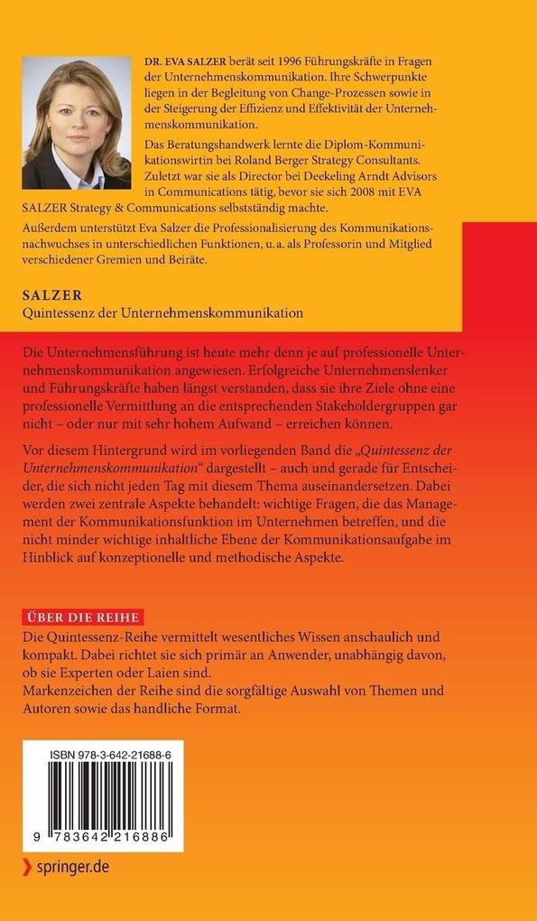 Weitere Ansicht: Quintessenz der Unternehmenskommunikation | Eva Salzer