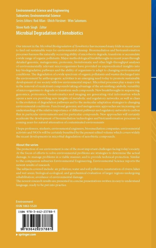Weitere Ansicht: Microbial Degradation of Xenobiotics