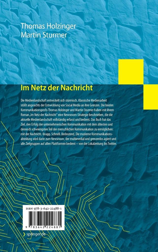 Weitere Ansicht: Im Netz der Nachricht | Thomas Holzinger, Martin Sturmer