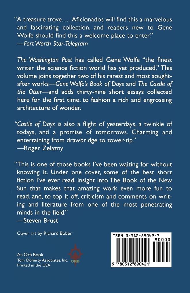 Weitere Ansicht: Castle of Days | Gene Wolfe