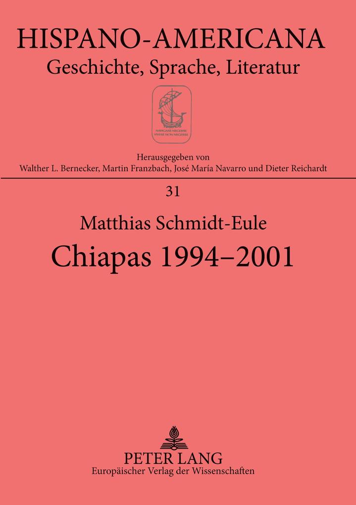 Produktbild: Chiapas 1994-2001 | Matthias Schmidt-Eule