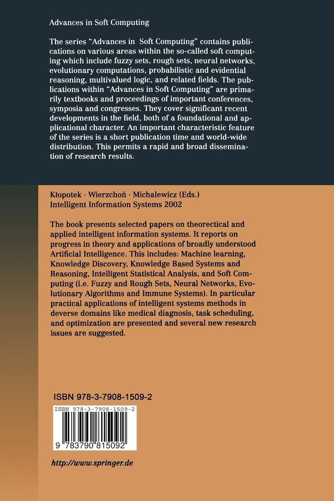 Weitere Ansicht: Intelligent Information Systems 2002