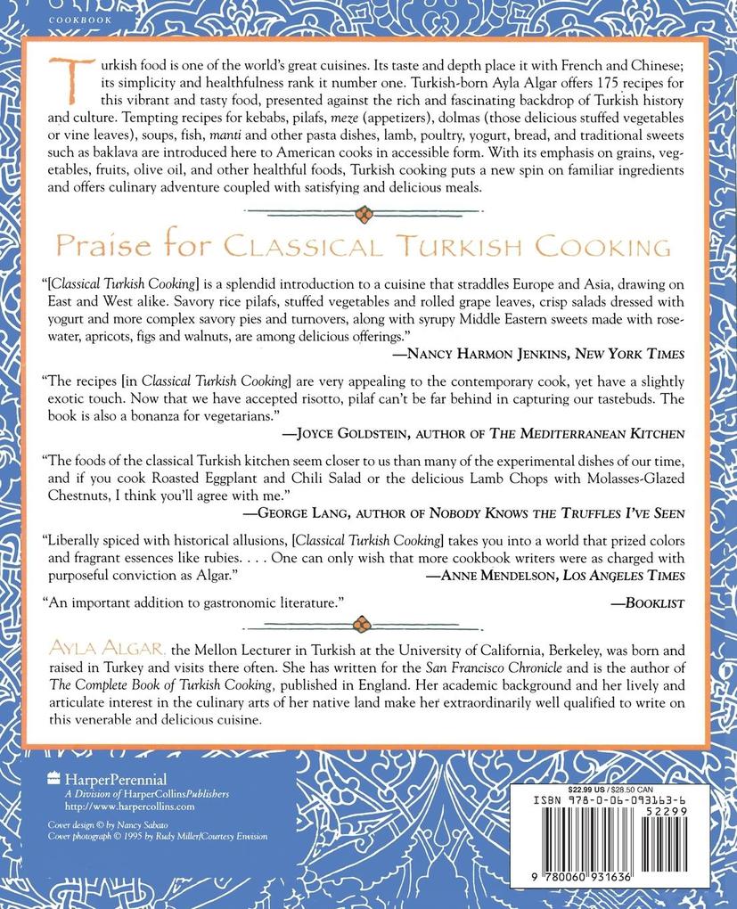 Weitere Ansicht: Classical Turkish Cooking | Ayla E Algar