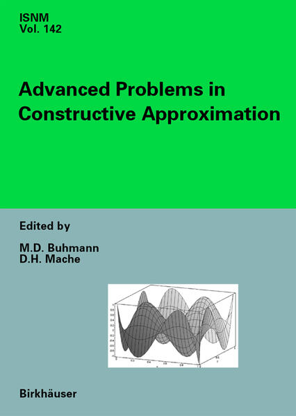 Produktbild: Advanced Problems in Constructive Approximation