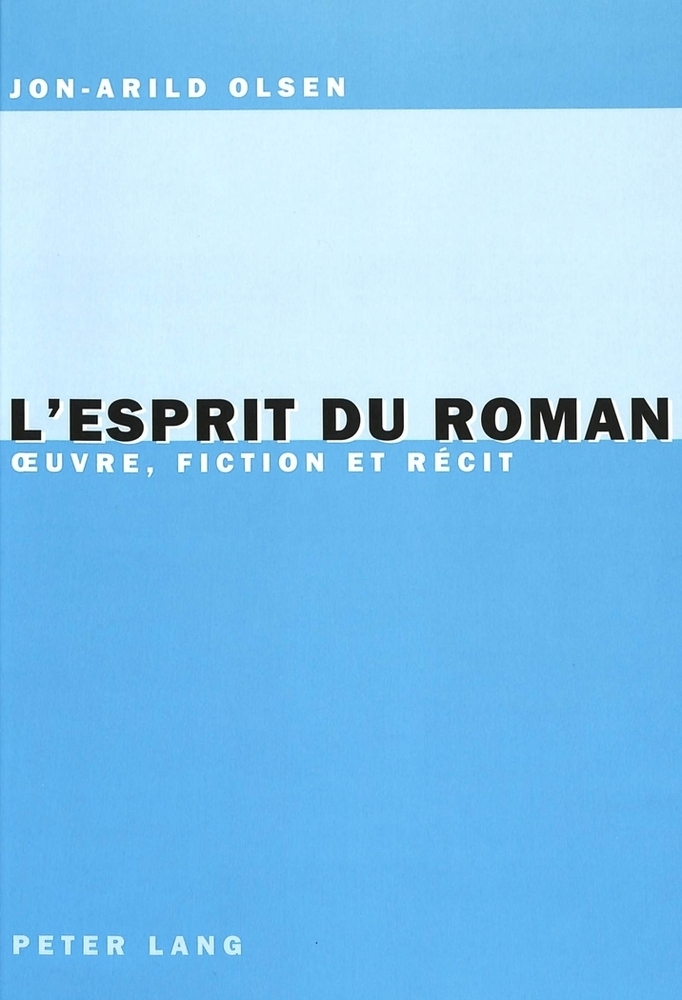 Produktbild: L'esprit du roman | Jon-Arild Olsen