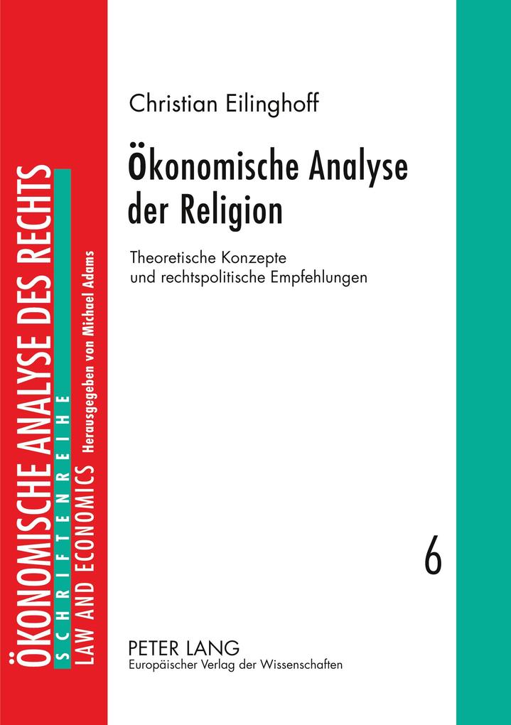 Produktbild: Ökonomische Analyse der Religion | Christian Eilinghoff