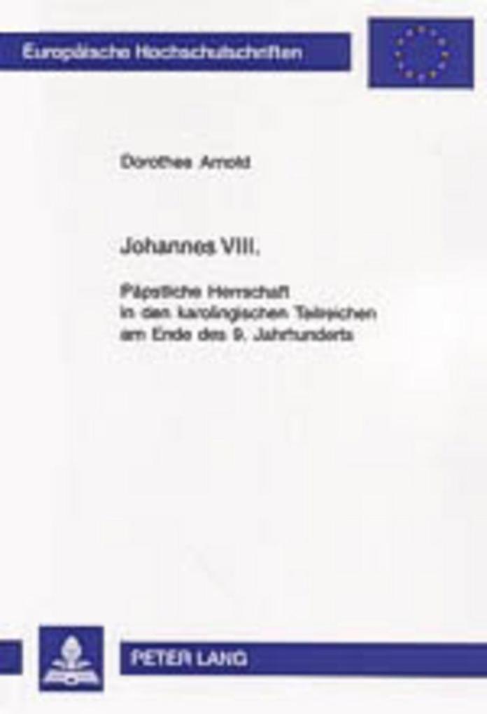 Produktbild: Johannes VIII. | Dorothee Arnold