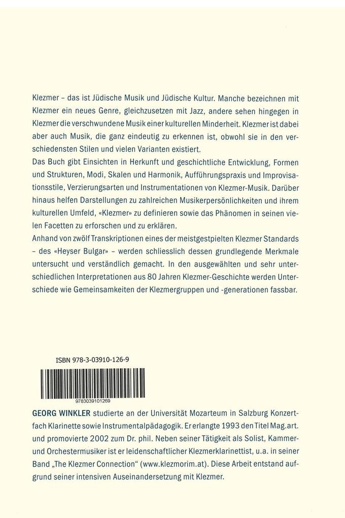Weitere Ansicht: Klezmer | Georg Winkler