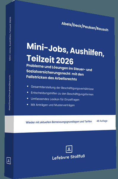 Produktbild: Mini-Jobs, Aushilfen, Teilzeit - online | Andreas Abels, Rainer Rausch, Wolfgang Deck, Thomas Pauken
