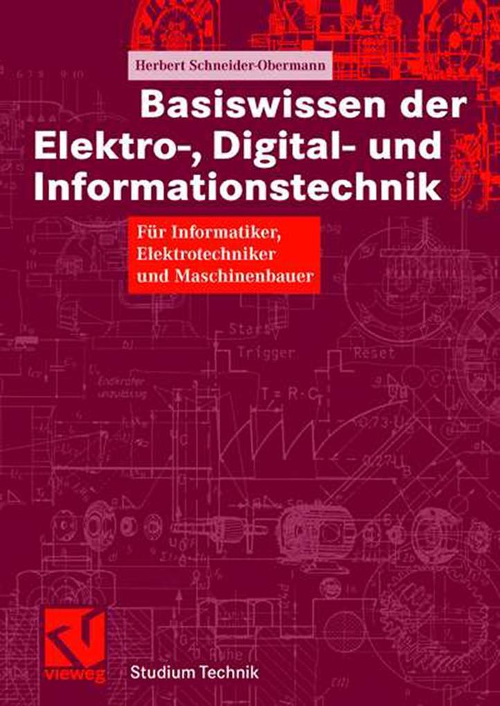 Produktbild: Basiswissen der Elektro-, Digital- und Informationstechnik | Herbert Schneider-Obermann