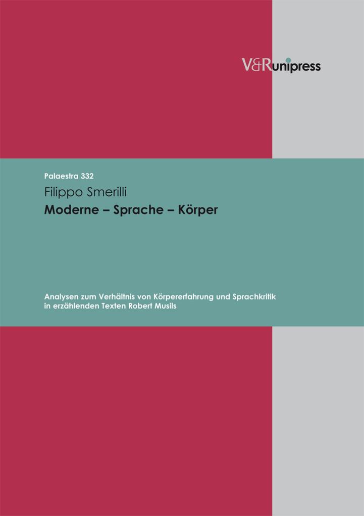 Produktbild: Moderne - Sprache - Körper | Filippo Smerilli