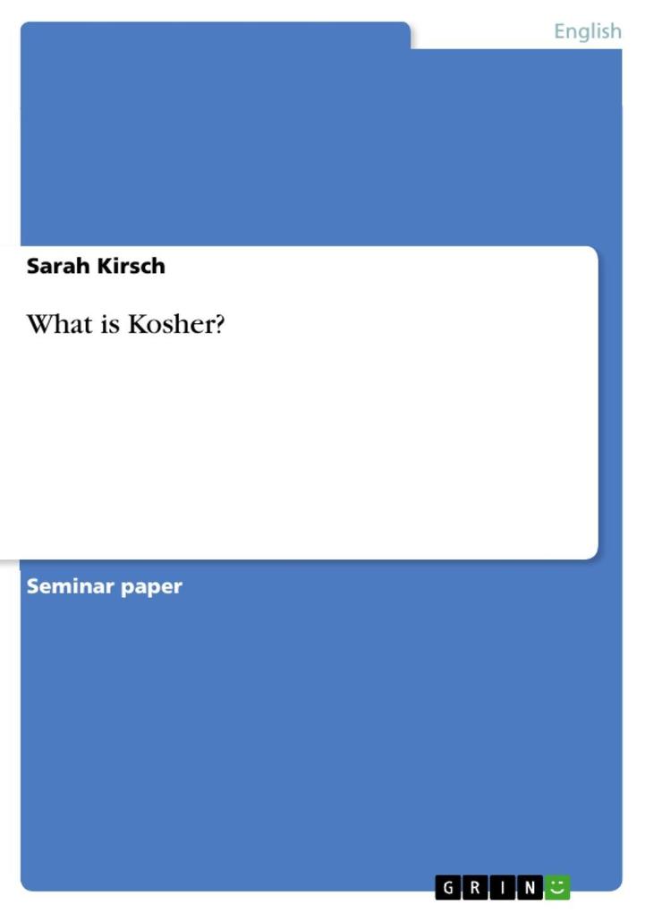 Produktbild: What is Kosher? | Sarah Kirsch