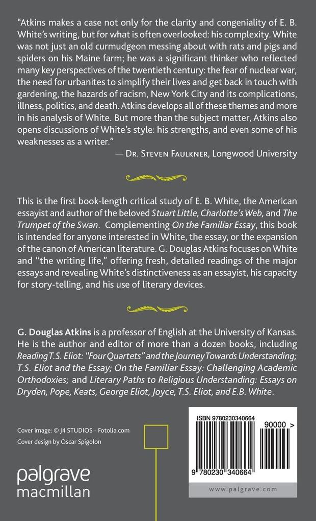 Weitere Ansicht: E.B. White | G. Atkins, G. Douglas Atkins