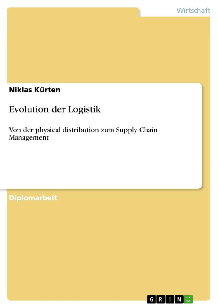 Produktbild: Evolution der Logistik | Niklas Kürten