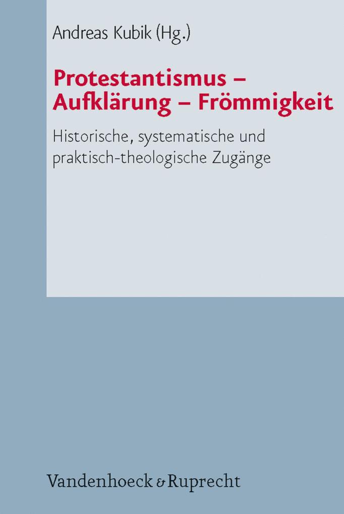 Produktbild: Protestantismus - Aufklärung - Frömmigkeit