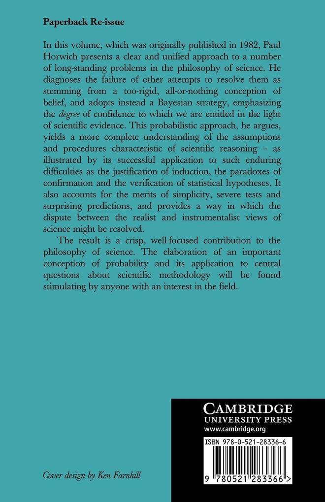 Weitere Ansicht: Probability and Evidence | Paul Horwich