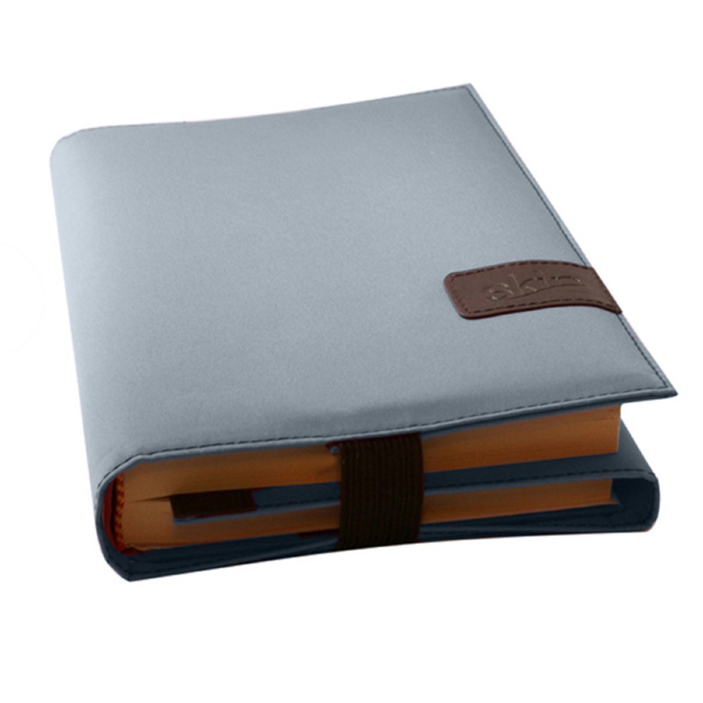 Weitere Ansicht: BookSKIN Buch Einband (Größenverstellbar) in Himmel-Blau mit Lesezeichen | Skin von Barth & Bauer