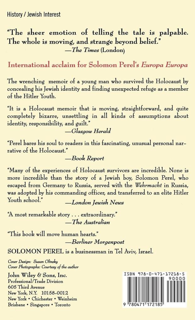 Weitere Ansicht: Europa, Europa | Solomon Perel