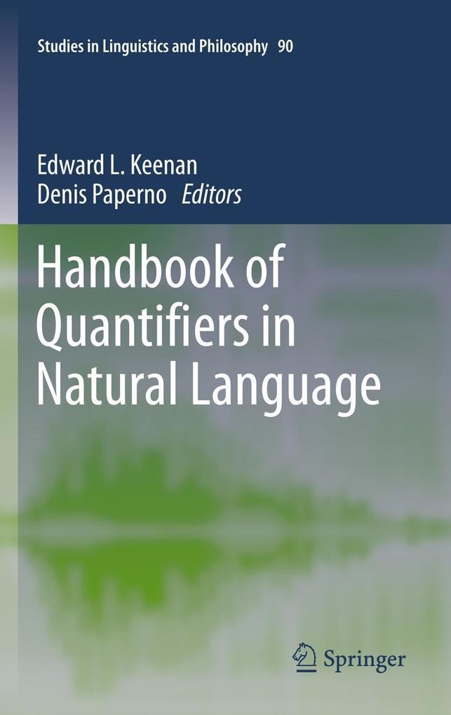 Produktbild: Handbook of Quantifiers in Natural Language