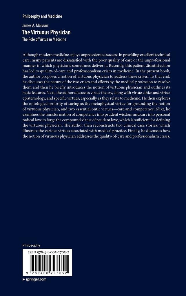 Weitere Ansicht: The Virtuous Physician | James A. Marcum